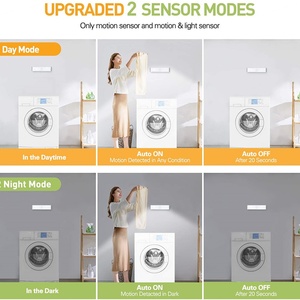 Lámpara Nocturna LED con Sensor de Movimiento Magnético Recargable por USB de 60 LED, Luz para Armario, Guardarropa, Luces LED Debajo del Gabinete - Product Image 4