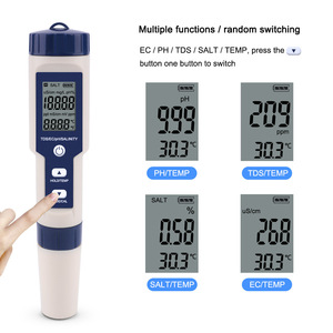 Medidor de Sal Portátil Tipo Pluma, Probador de Calidad del Agua, Salinómetro Digital, Impermeable, Probador de Salinidad para Piscinas - Product Image 6