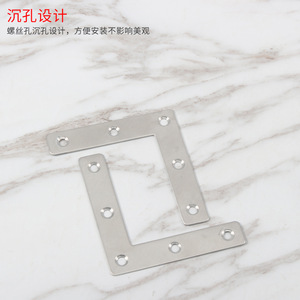 Stainless Steel L Shaped Corner <b>Bracket</b> Right Angle Connector For Cabinet <b>Shelf</b> Support Durable Metal Joint Fixing <b>Bracket</b> - Product Image 5