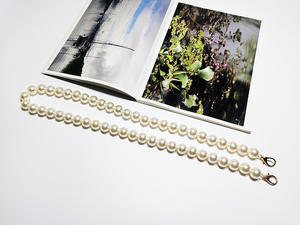 कस्टम उच्च गुणवत्ता 18mm हस्तनिर्मित मनके मोती हाथ बैग श्रृंखला का पट्टा पर्स क्लच हैंडबैग संभाल प्रतिस्थापन - Product Image 6