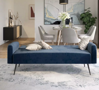WINSTAR Bestseller Goldene Chrom-Metall-Sofabeine Schräge Eisen-Möbelfüße für Wohnzimmer