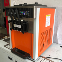 Nouvelle machine à crème glacée commerciale 3 saveurs, sorbetière de table haute performance pour petites entreprises