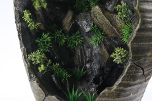 Grietas de resina, jarra, cascada, arcilla, <span class=keywords><strong>fuente</strong></span> de agua para decoración de jardín y Patio al aire libre - Product Image 5