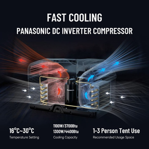 Nuevo Precio al por Mayor, Aire Acondicionado Portátil para Carpa con Compresor de 220V/240V, Capacidad de Enfriamiento de 1300W, para Uso en Exteriores, Camping y Automóviles - Product Image 3