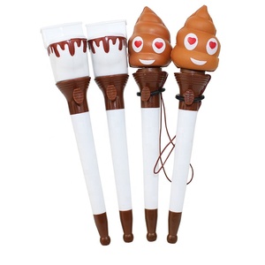 Zeamor Pluma de <span class=keywords><strong>Caca</strong></span> POP, Juguete Novedoso para Niños, Regalo, Bolígrafo con Forma de <span class=keywords><strong>Caca</strong></span> para Oficina, Escuela, Papelería - Product Image 1