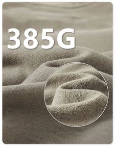 H5415 Custom Printing Embroidered 385 Grams Cotton Blends <b>Fleece</b> <b>Liner</b> Hoodies Women's Men's Hoodies - Product Image 4