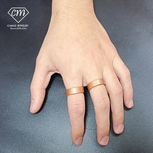 Anneaux magnétiques Bio Energy avec logo personnalisé Anneaux de manchette réglables en cuivre rouge pour les filles - Product Image 5
