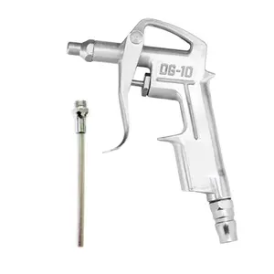 China factory DG-10 Air soft metal Blow Gun D Type With Two Interchangeable Nozzles Air Compressor Quick Connector coupler