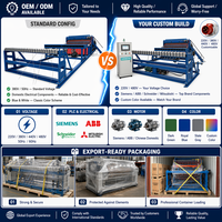 Machine de soudage de grillage pour cages à poulets entièrement automatique et durable, contrôlée par PLC, haute productivité pour la production continue de grillage pour cages à volailles