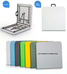 휴대용 경량 내구성 방수 플라스틱 모던 야외 캠핑 접이식 식탁 (마당/지하실 활동용) - Product Image 5