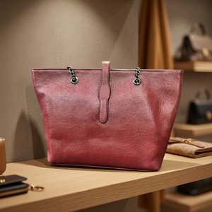 Sac à bandoulière thermique en cuir véritable pour femme, avec sangle amovible, fermeture éclair, imperméable, grande capacité 3L+, pliable - Product Image 4