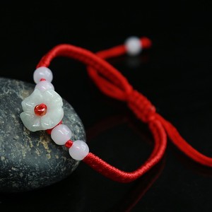 Ngọc đỏ dây Vòng tay Cổ tay chuỗi dây tay dệt gian hàng bán nóng bán buôn Yiwu hàng hóa nhỏ Phúc lợi nhỏ - Product Image 1