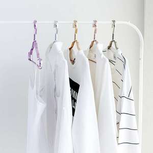 Space-age aluminum alloy <b>clothes</b> hanger, dormitory student light luxury high-end <b>gold</b> <b>clothes</b> hanger, home <b>clothes</b> hanger, - Product Image 3