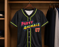 Jersey Baseball Lengan Pendek Custom Print Nama & Nomor Tim yang Dipersonalisasi 100% Poliester Layanan OEM/ODM Seragam Baseball