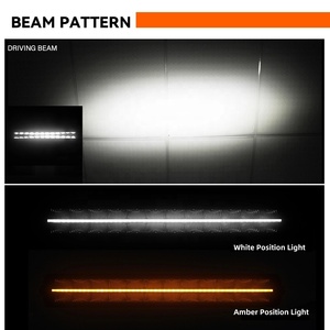 <span class=keywords><strong>Barra</strong></span> Luminosa <span class=keywords><strong>LED</strong></span> <span class=keywords><strong>Fuoristrada</strong></span> 12/22/32/42 Pollici, Omologata Emark, Ambra DRL IP68, Doppia Fila, per Veicoli 4x4, <span class=keywords><strong>Fuoristrada</strong></span>, Camion, ATV - Product Image 3
