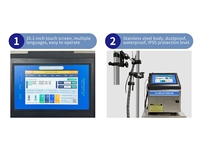 Kleine karakter inkjetprinter CIJ continue inkjet codeermachine voor datumcodering, batchnummer, barcode en productmarkering