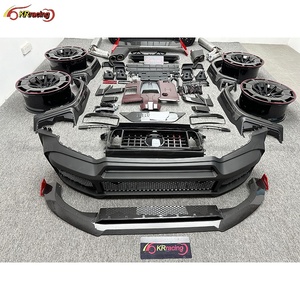 Kit de Mise à Niveau pour G63 W464, Kit Carrosserie Carbone R avec Capot et Pare-chocs pour Classe G W464 G63 AMG G500 G550, Aileron Arrière Inclus - Product Image 4