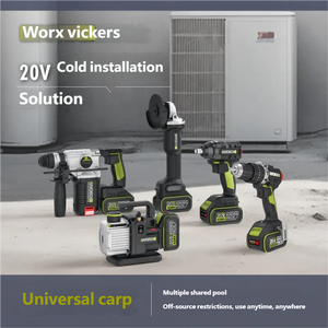 Bomba de Vacío de Iones de Litio WU091, Bomba de Vacío para Refrigerador y Aire Acondicionado de 2 Litros, Manómetro de Fluoruro, Bomba de Vacío Inalámbrica Pequeña - Product Image 3