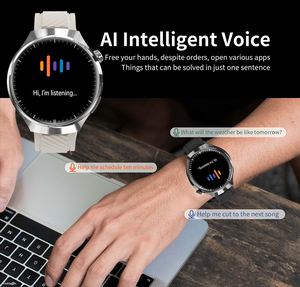 Vòng AI thông minh bằng giọng nói không dây sạc sức khỏe giám sát thể thao tập thể dục watch4 đồng hồ 4 Pro Đồng hồ thông minh Smartwatch - Product Image 4