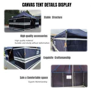 Carpa de Lona Árabe Resistente para Cuatro Estaciones, de Una Habitación, con Índice de Impermeabilidad Superior a 3000 mm, para Proyectos al Aire Libre y Uso de Emergencia - Product Image 5