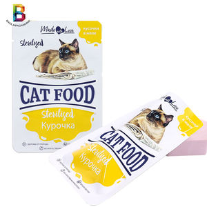 Emballage durable en aluminium de qualité alimentaire <span class=keywords><strong>pour</strong></span> aliments <span class=keywords><strong>pour</strong></span> chats, sachet refermable à 3 côtés, 100g 200g, <span class=keywords><strong>pour</strong></span> aliments humides <span class=keywords><strong>pour</strong></span> animaux de compagnie - Product Image 3