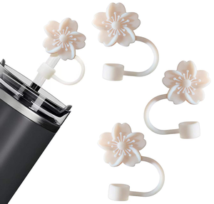 Adorno de Silicona para Pajita con Diseño de Flor de Cerezo de 10 mm para <span class=keywords><strong>Vaso</strong></span> <span class=keywords><strong>Stanley</strong></span> de 40 oz, Venta al por Mayor, Logotipo Personalizado - Product Image 3