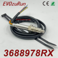 Sonde de capteur NOx 3688978RX 3688978 5WK96751C pour moteur Cummins ISX 12 ISX 15 ISG 12 QSX 15 24V – Pièce de rechange 4326862 2872945