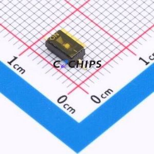 BX-DS1.27-1PTP DIP Switch SMD,P=1.27mm Switch Flat Toggle, Groove Type Single Pole Single Throw 1 1.27mm - Product Image 1
