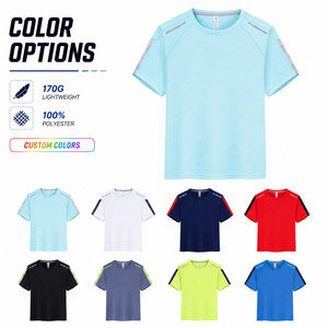 Camiseta Deportiva Personalizada con Logotipo, 100% Poliéster, Secado Rápido, 170g, Camiseta Deportiva de Alto Rendimiento para Gimnasio, Reflectante, Marca Privada - Product Image 3