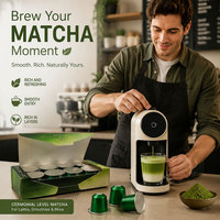 Capsules de thé vert Matcha bio OEM neuves en gros, 8*2g, dose individuelle, compatibles avec les machines à café, norme UE, marque privée