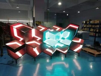 Cubo mágico para cabina de DJ, módulo cuadrado de exhibición, personalizado, led para cabina de DJ, bar, pantalla led para discoteca