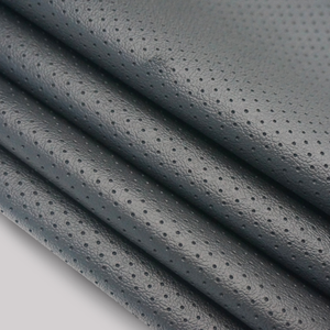 Rouleaux <span class=keywords><strong>de</strong></span> cuir synthétique PVC perforé ignifuge, <span class=keywords><strong>tissus</strong></span> en vinyle élastique <span class=keywords><strong>pour</strong></span> meubles - <span class=keywords><strong>pour</strong></span> sièges <span class=keywords><strong>de</strong></span> voiture, canapés - Product Image 5