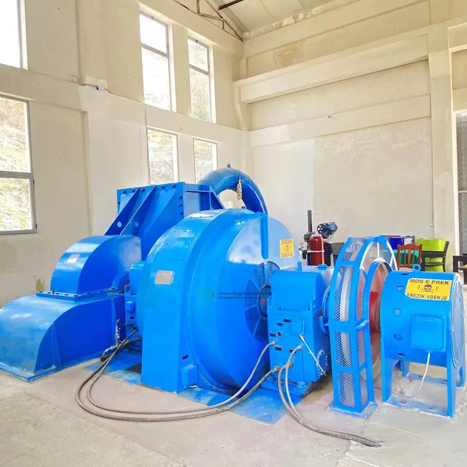 Năng lượng tái tạo Hydro năng lượng Máy phát điện nhà máy thủy điện 50kw thủy điện Máy phát điện