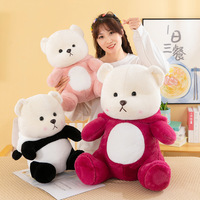 Fabricant de jouets en peluche personnalisés Jouets en peluche transformant un ours en peluche mignon en ours rose et bleu Jouets pour enfants Cadeaux