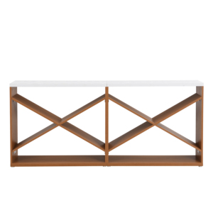 Một chiếc bàn <span class=keywords><strong>console</strong></span> phong cách Bắc Âu bằng gỗ cổ điển, dùng làm bàn lối vào, bàn phòng khách, có sẵn trong kho, giao hàng nhanh. - Product Image 6