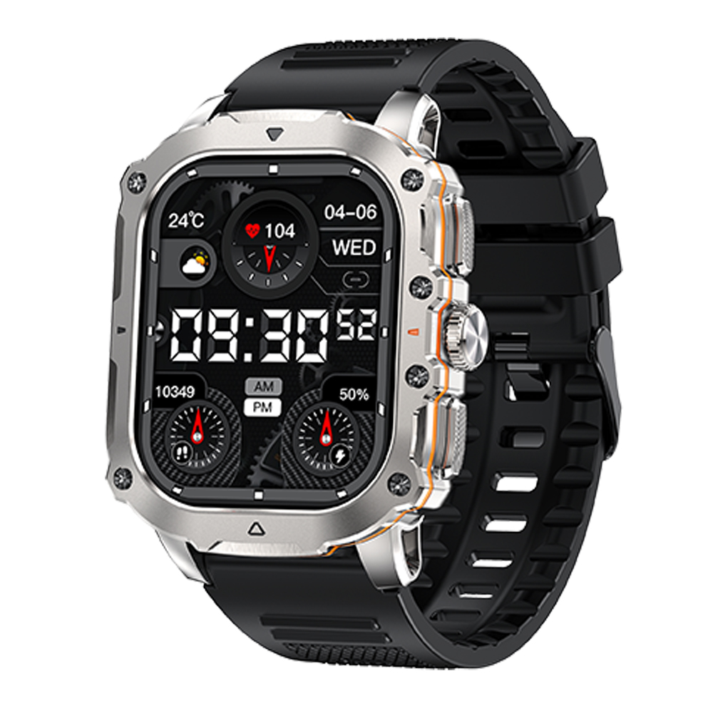 2026 AK72 1.952Inch Amoled Men Smart Watch Blood Pressure BT Call Outdoor Sport Relojes Smartwatch Fitness Tracker