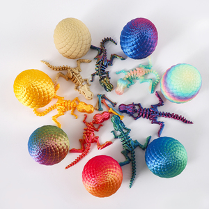 Set <span class=keywords><strong>de</strong></span> Dinosaurios Impresos en 3D, Figuras Chinas, Recuerdos para Fiestas Infantiles, Adorno <span class=keywords><strong>de</strong></span> Escritorio, Regalo Creativo Unisex, Escala 1/12 - Product Image 3