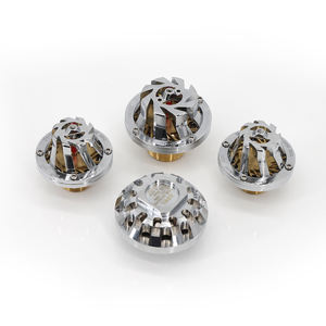 360 डिग्री फायर स्प्रिंकलर हेड आग बुझाने प्रणाली बुद्धिमान घूर्णन स्प्रिंकलर बड़े स्थान 68 ग्लास गेंद वर्षा स्प्रिंकलर - Product Image 1