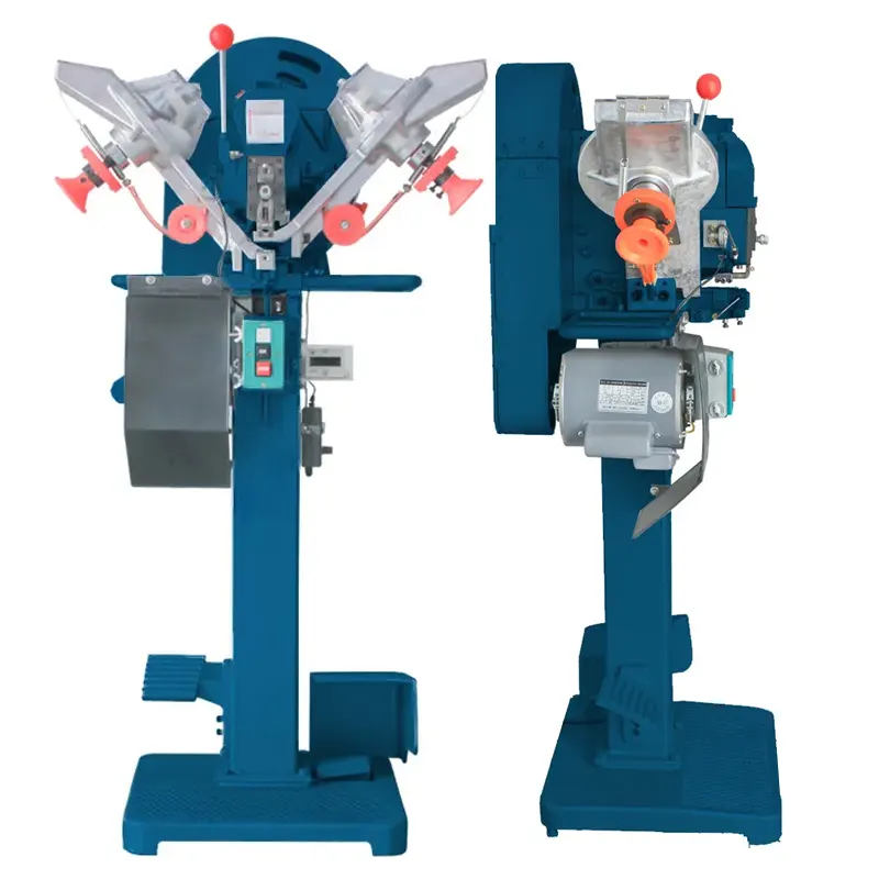 Máquina de rebitagem automática de botões de pressão, fabricante de máquina de rebitagem personalizada de metal e plástico, máquina de fixação para fábrica de vestuário