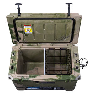 Glacière isotherme portable Kuer B 45Qt camouflage pour pêche, camping et stockage alimentaire, forme rectangulaire - Product Image 1