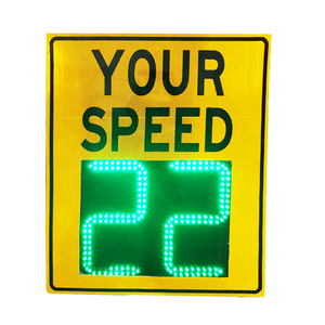 جسر للطرق مصنوع من الألمونيوم مضاد للماء بقوة 12 فولت, يعمل بالبطارية ، علامة الحد من سرعة الرادار - Product Image 1