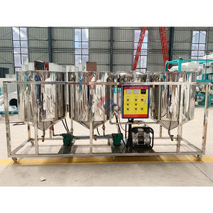 Machine de raffinage d'huile d'arachide à petite échelle usine de raffinage d'huile de canola - Product Image 3