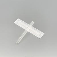 Boîte de 50 tubes de réception jetables en plastique pour piercing, accessoires de maquillage permanent