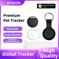 Nouveau Traceur GPS Mini 2026 pour Animaux de Compagnie, Double Système Apple Android, Longue Autonomie, Localisateur Mondial pour Chiens