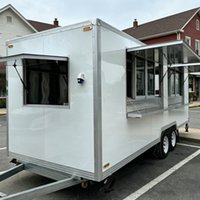 Chariot alimentaire mobile, chariot à hot-dogs, chariot à glaces, remorque alimentaire mobile