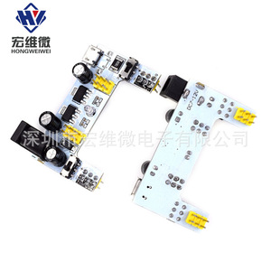 โมดูลจ่ายไฟขนาดเล็ก Hongwei 5V 3.3V DC แบบควบคุมแรงดันไฟฟ้าสองช่องสัญญาณ สำหรับใช้กับบอร์ดทดลอง - Product Image 4