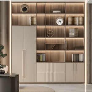 Set Moderno di Alta Gamma Personalizzato con Libreria Silenziosa, Mobile Decorativo, Scrivania ad <span class=keywords><strong>Angolo</strong></span>, Sedia per <span class=keywords><strong>Soggiorno</strong></span> - Product Image 2