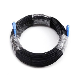 สายเคเบิลใยแก้วนำแสง FTTH 1/ 2 core เครือข่าย FTTx ลวดเหล็กในร่ม/กลางแจ้ง - Product Image 3