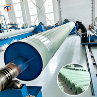 Équipement de production de tuyaux GRP/FRP, machines à enroulement de filaments de fibre de verre pour la fabrication de matériaux de construction