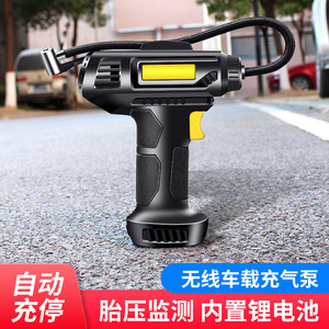 Portable Wireless Car <b>Air</b> <b>Pump</b> 12V LCD Display 40L Min Tire Inflator For Cars And Electric Vehicles - Product Image 4